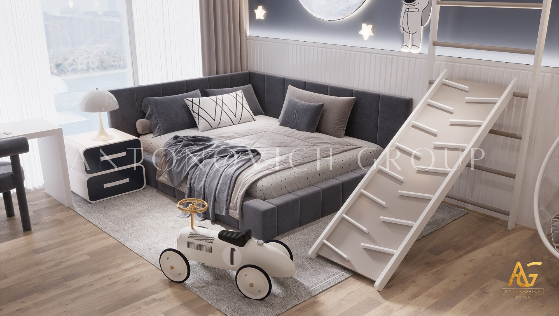 Bright Interior Children's Room