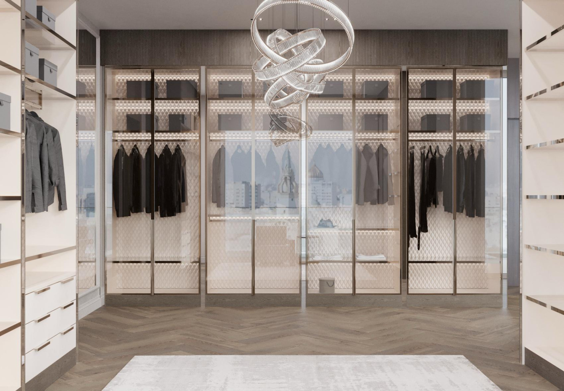 Spacious Dressing Rooms Interior Design