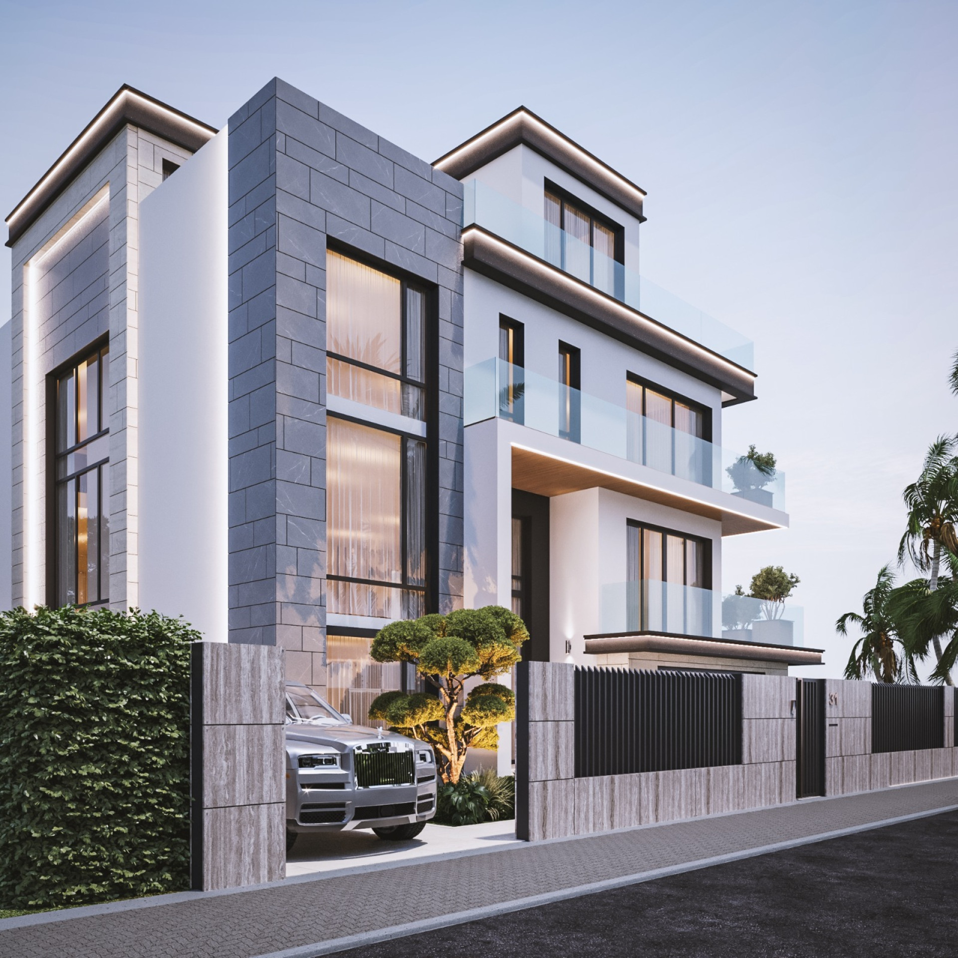 التصميم الخارجي الحديث في دولة الإمارات العربية المتحدة