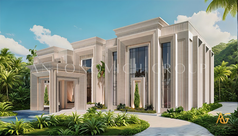 Luxury villa interior design in Oman