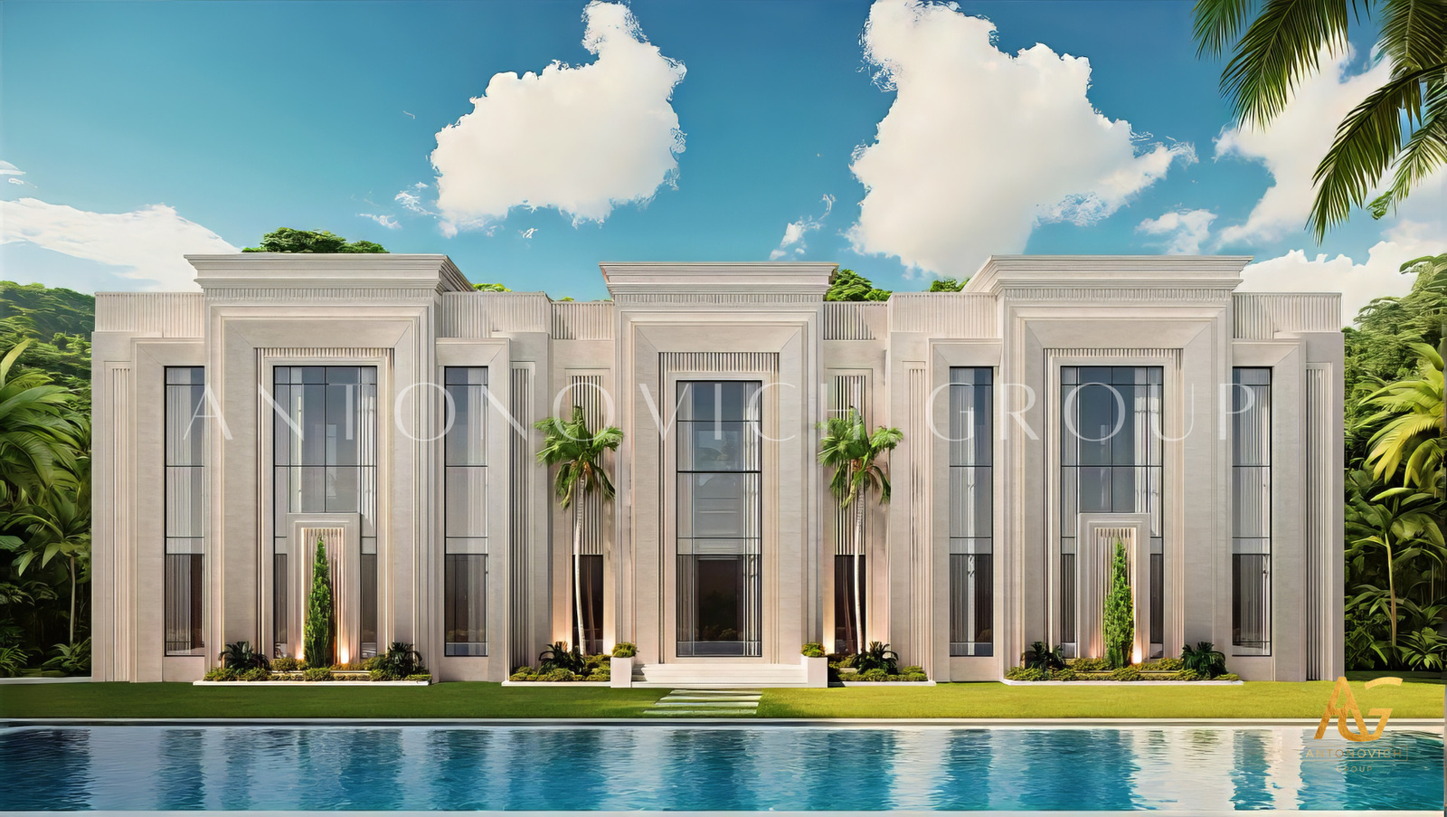 Luxury villa interior design in Oman