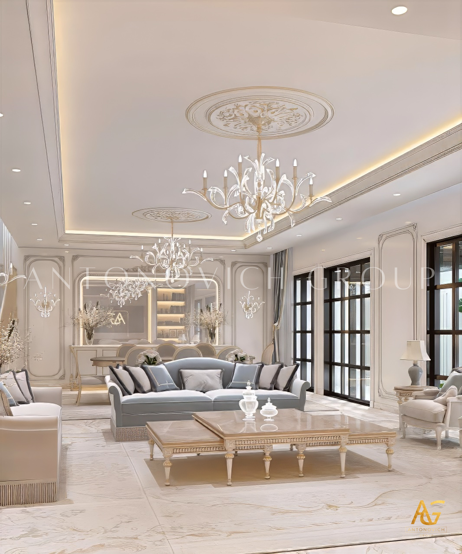Luxury Living room Design ideas in Qatar
