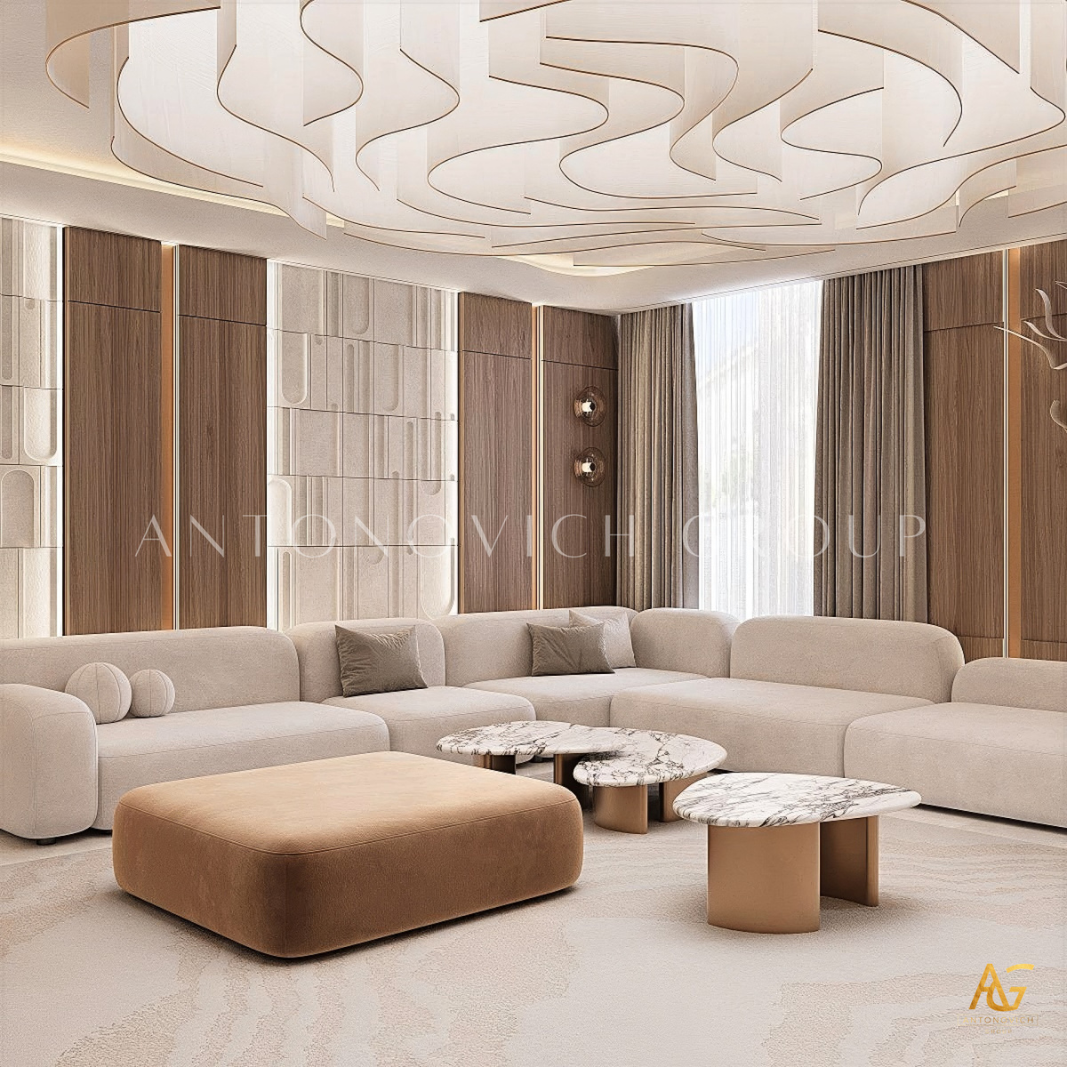 Men`s Majlis Interior Design | Antonovich Group