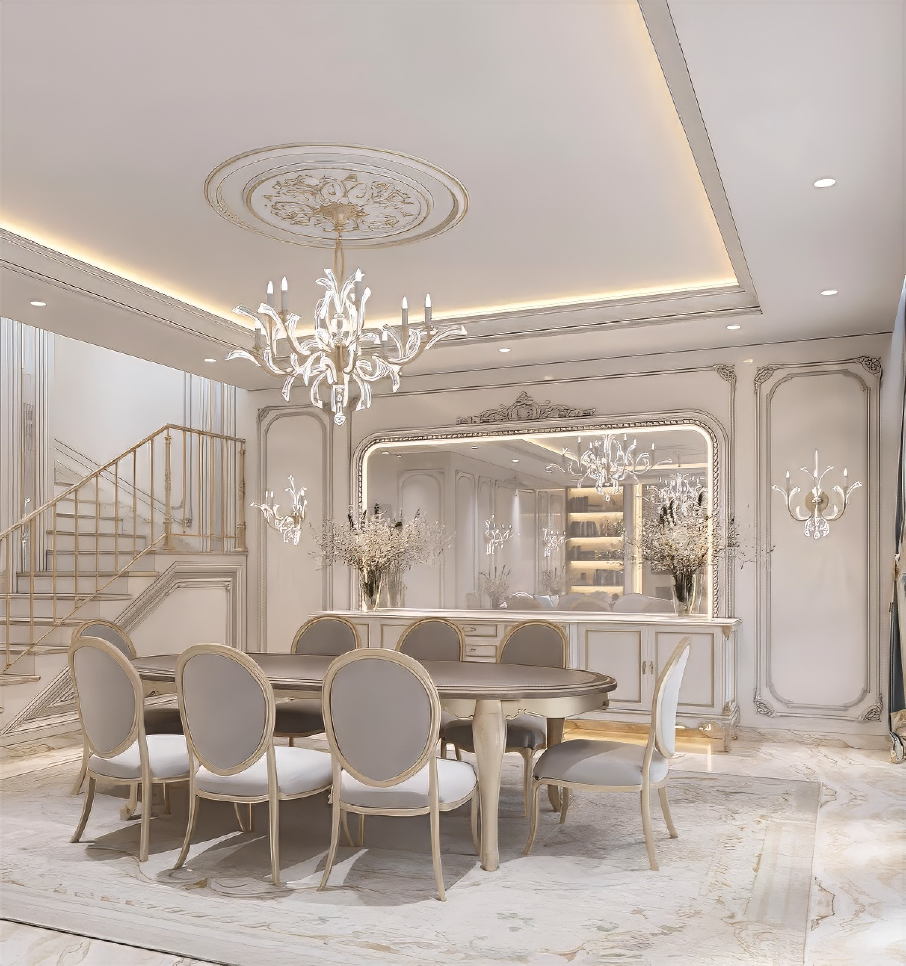 Living room Design in Qatar