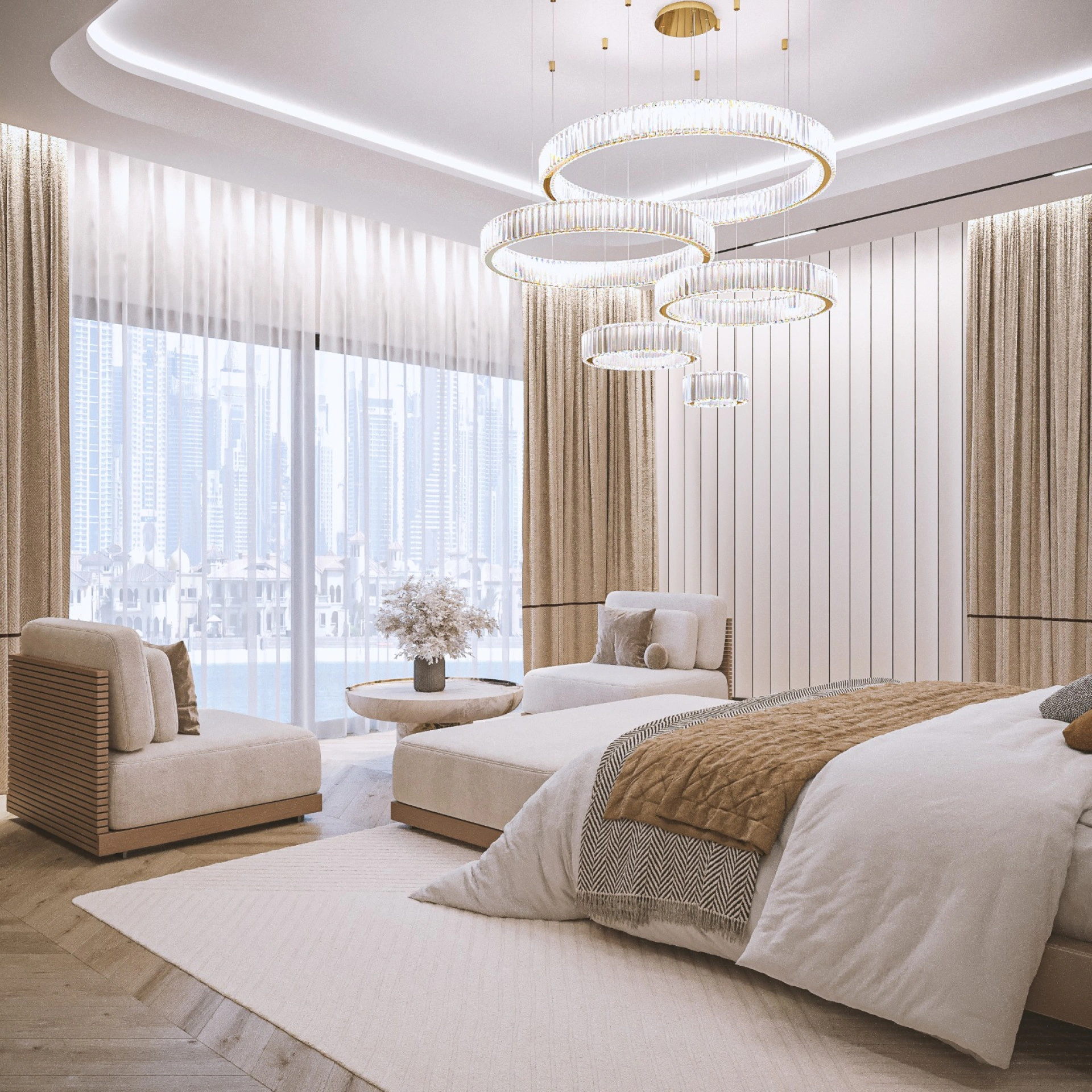 Luxury villa interior at Sobha Hartland in Dubai