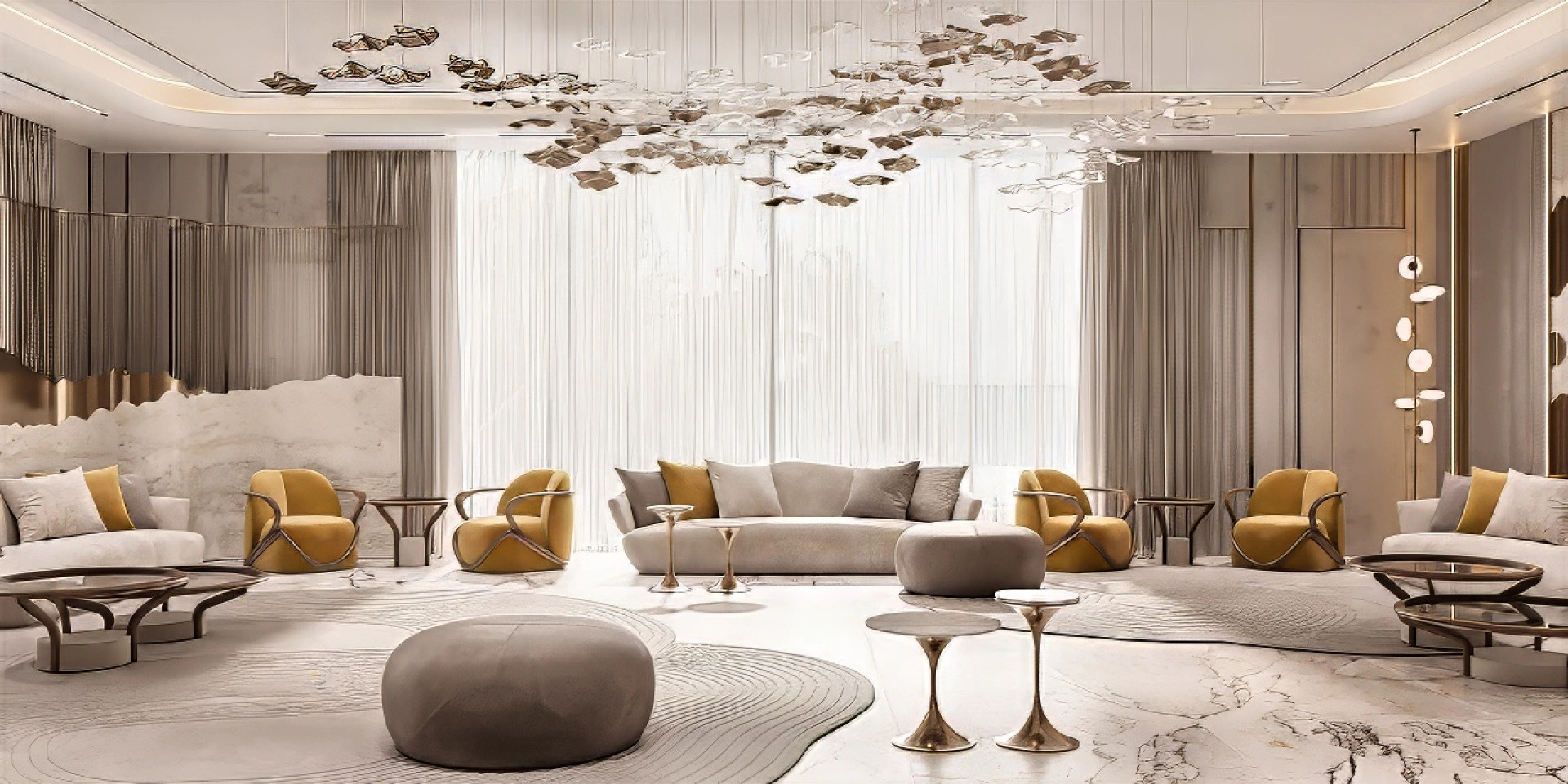 Luxury modern villa interior in Dubai Hills