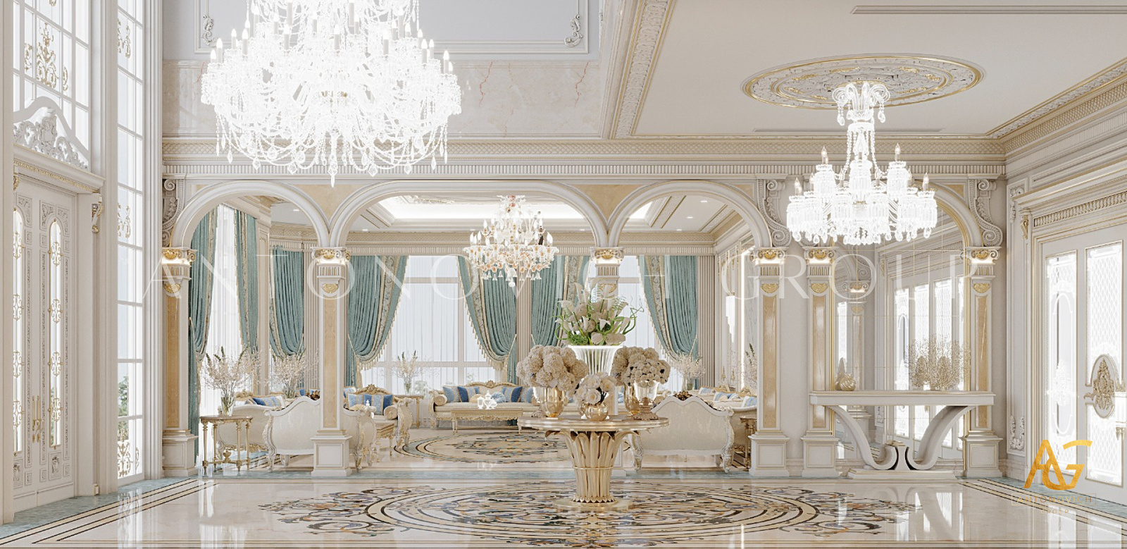 Classical Villa Design With Luxurious Touch
