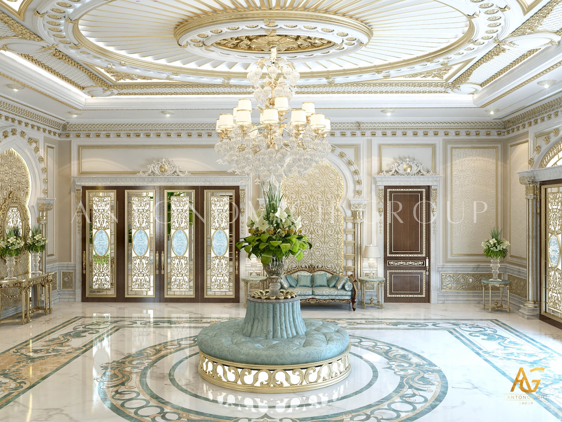 Luxury Villa interior in Abu Dhabi