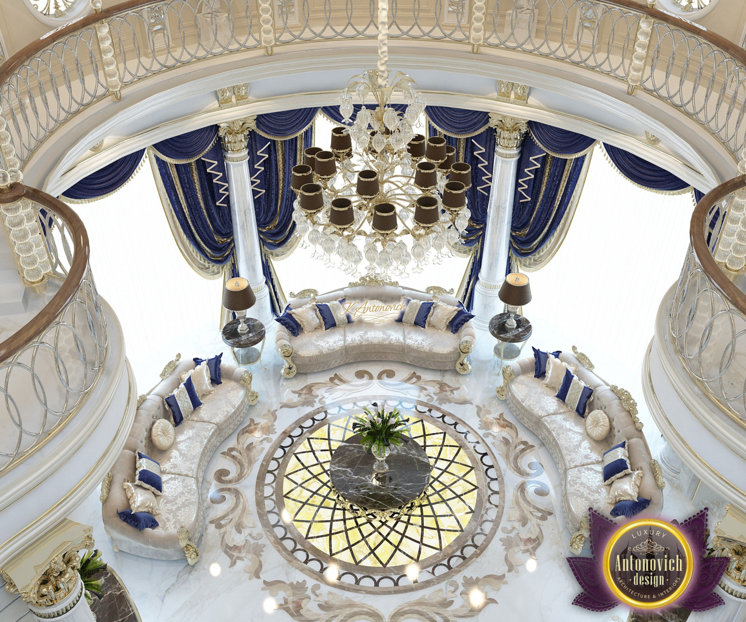 Royal Living Room Interior