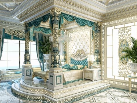 A modern kitchen featuring white walls and cabinets, stainless steel appliances, and a black countertop.