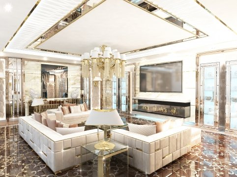 معرض صور التصميم الداخلي في دبي من لاكشري انتونوفيتش ديزاين