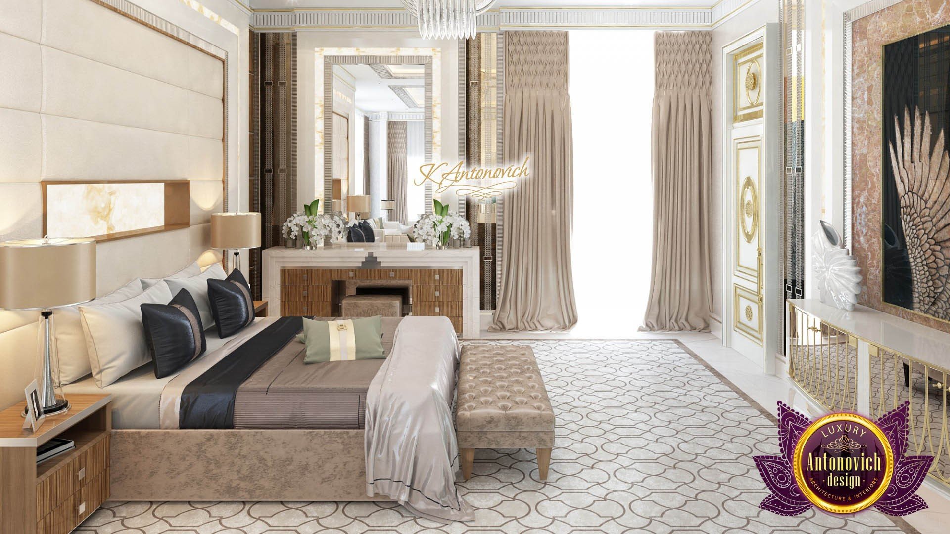 Интерьер спальни Карачи