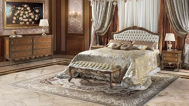 غرف النوم بالطراز الايطالي الخالد