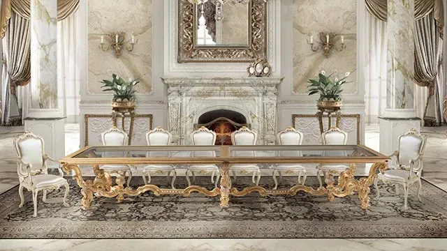 غرفة الطعام - على الطراز الإيطالي الخالد
