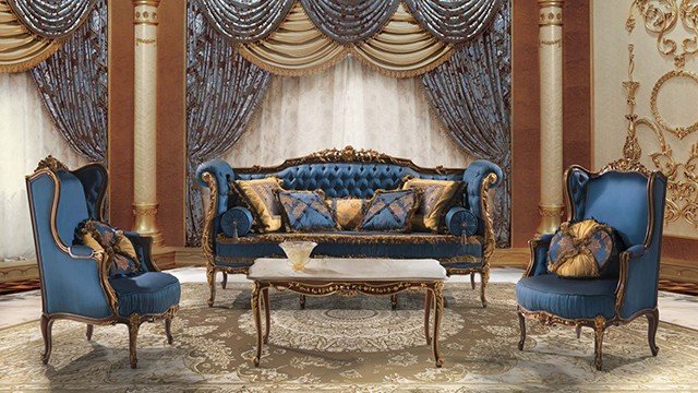 غرف معيشة بالطراز الايطالي الخالد