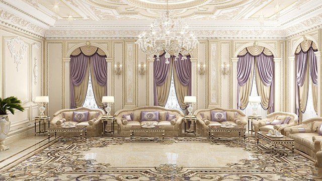 تصميم الأرضية في التصاميم الداخلية الحديثة