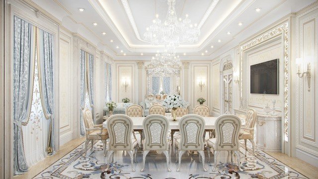 Роскошный дизайн интерьера виллы в Бангладеш