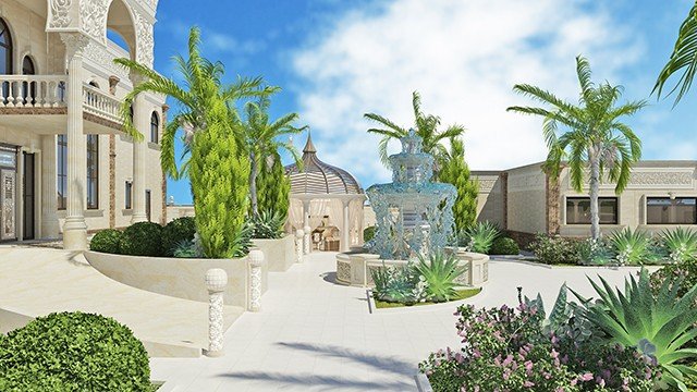 تصميم المناظر الطبيعية في دبي