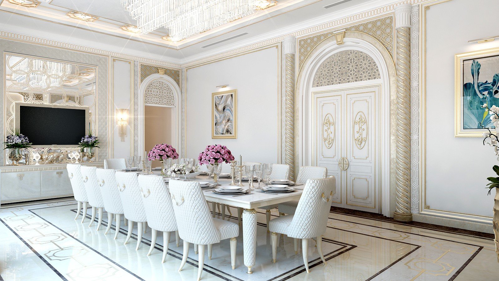 تصميم غرفة الطعام في بنجلاديش