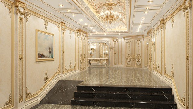 Classic Hall Interior Design and Fit-out