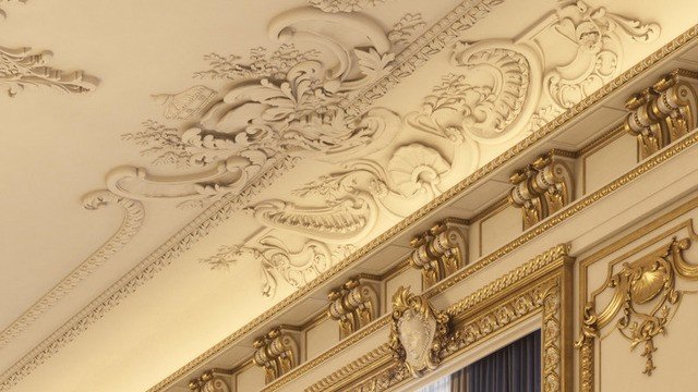 Refined Gypsum Stucco Work And Decoration