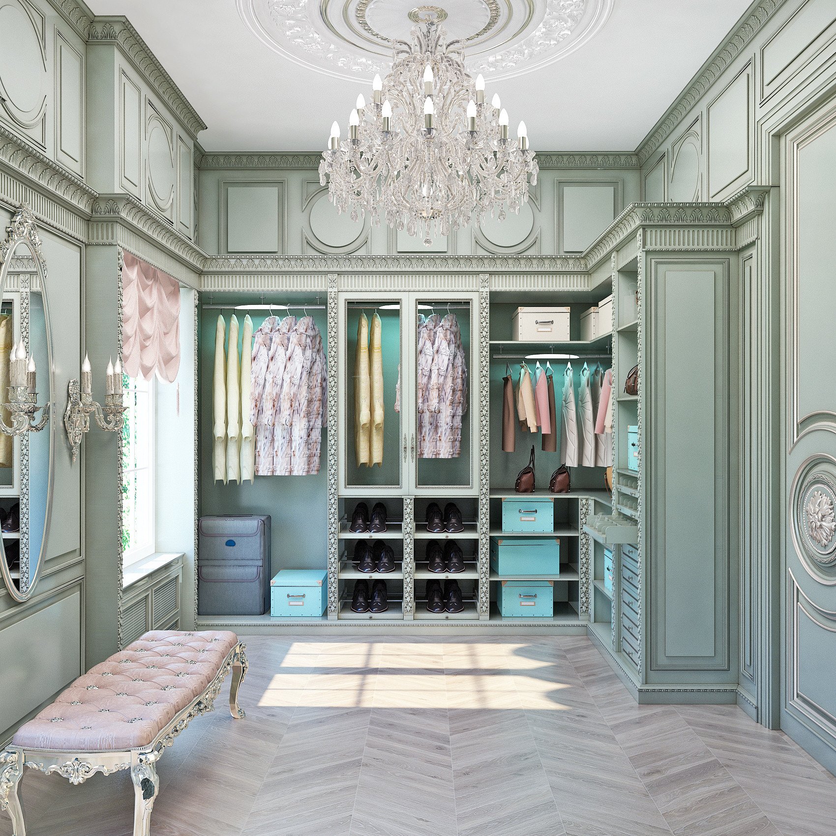 خزانة ملابس - مساحة تخزين ذكية وأنيقة