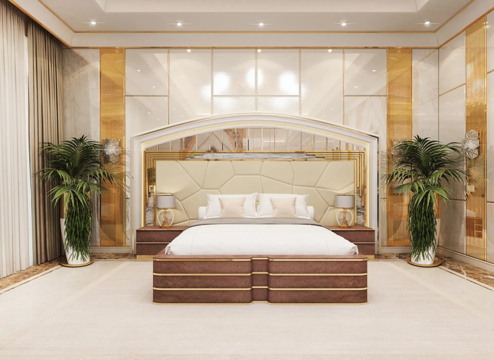 تصميم غرفة النوم الحديثة في أبو ظبي