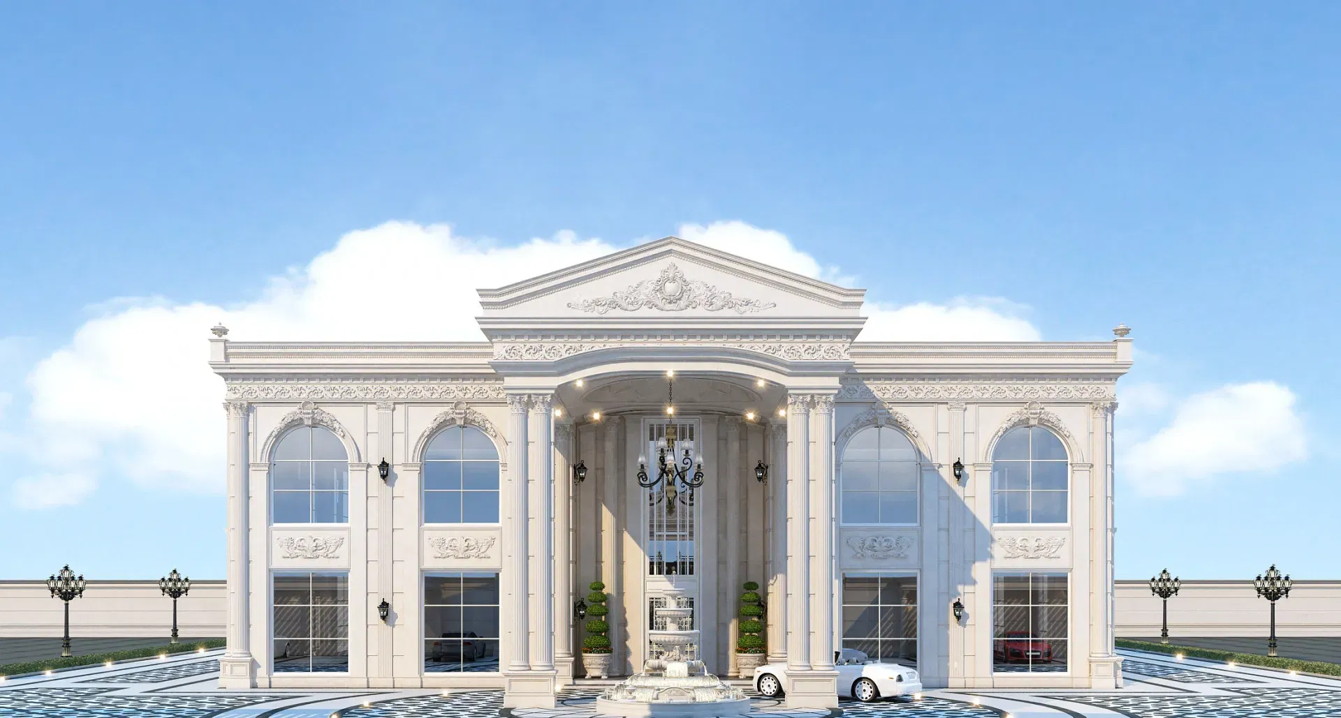 Классический экстерьер в Катаре