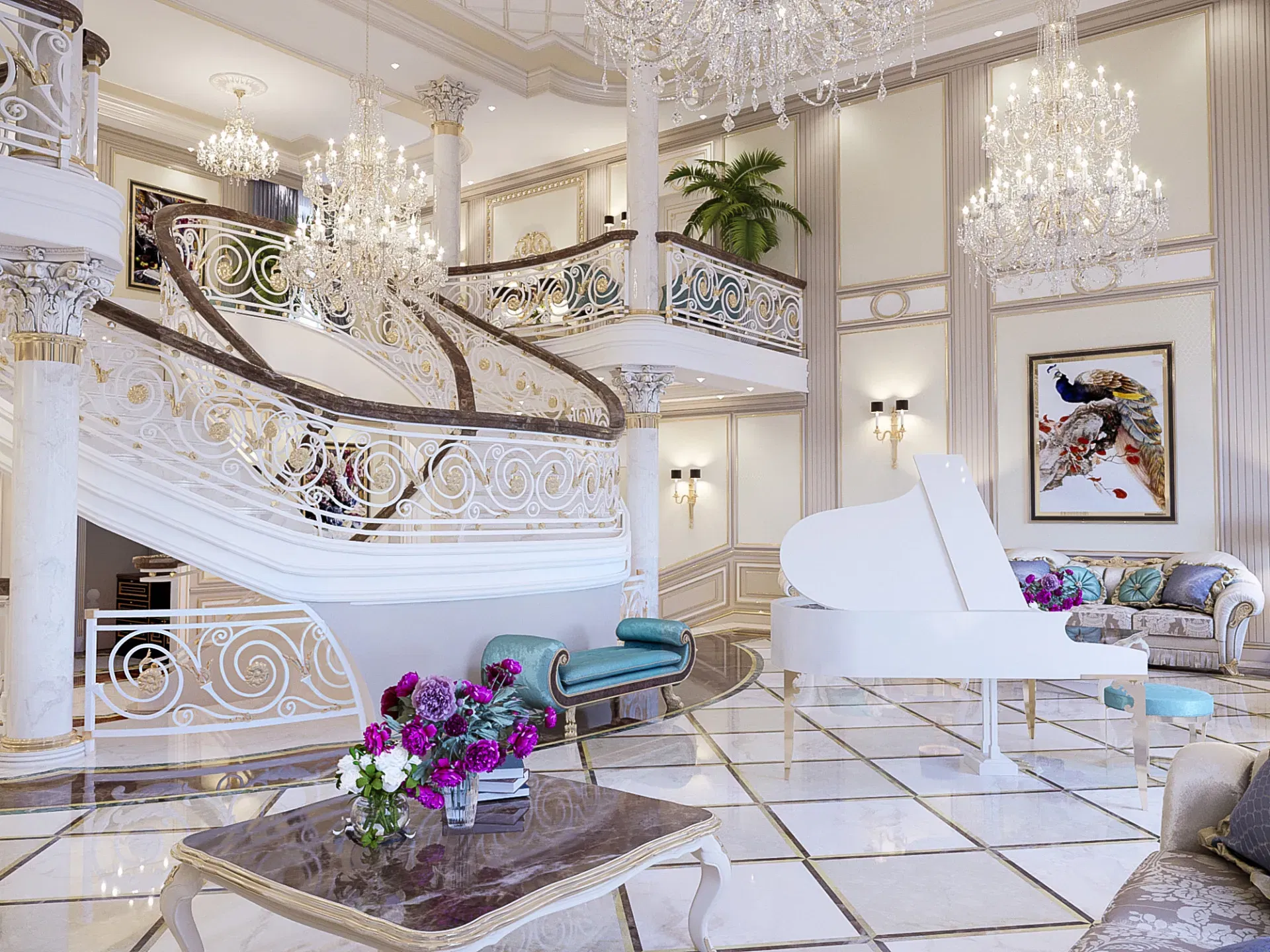 Роскошный дизайн вилл в Дохе