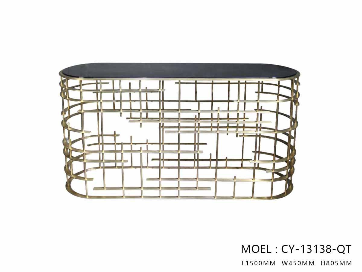 Designer Furniture With Metal Accents — Touch Of Industrial Chic