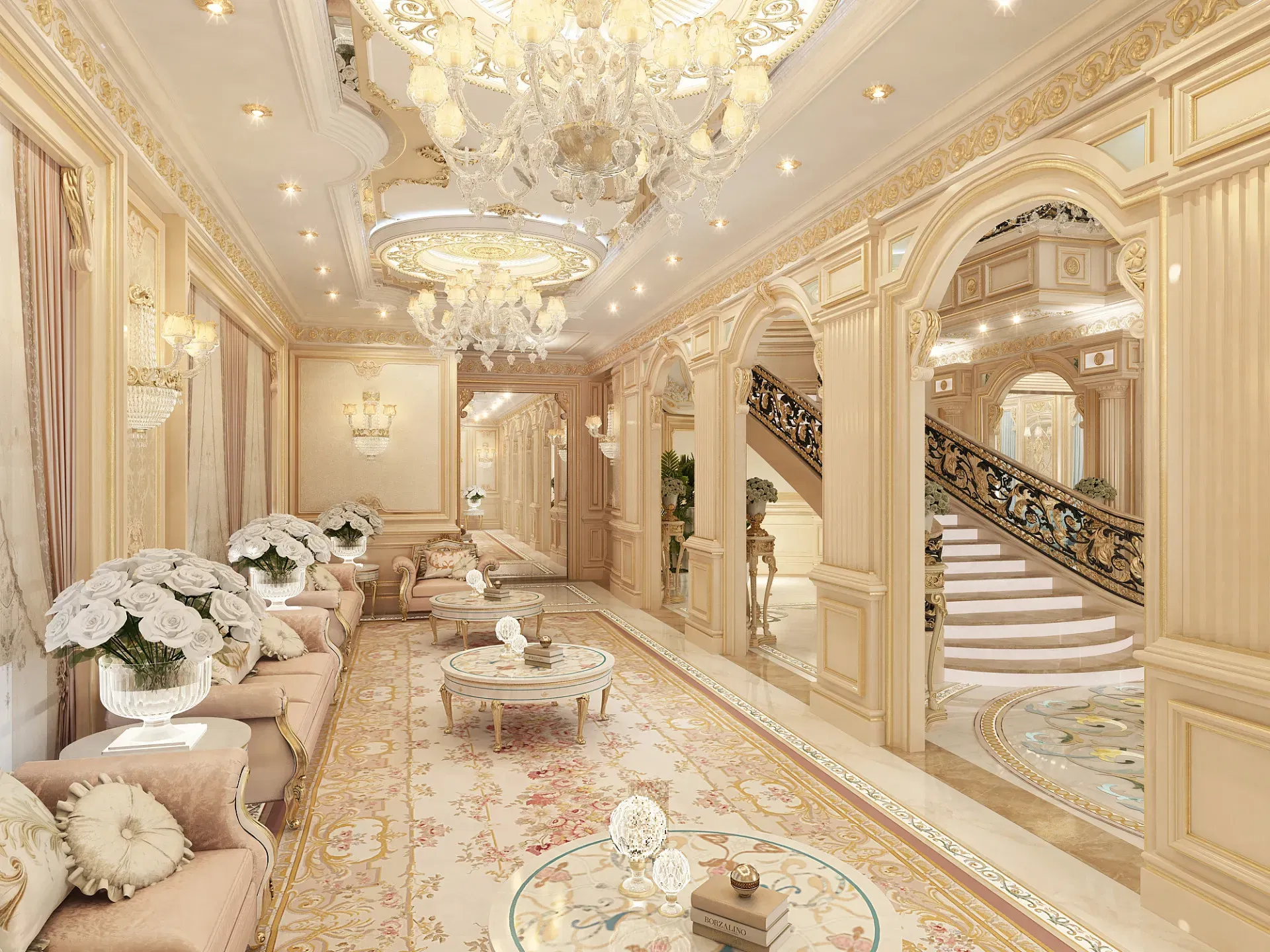 فيلا التصميم الكلاسيكي أبو ظبي