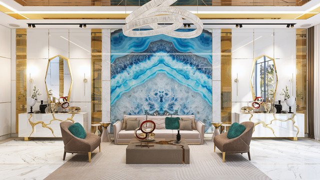 العقيق في ديكور المنزل والتصميم الداخلي