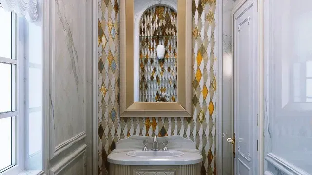 زخرفة الفسيفساء الحصرية