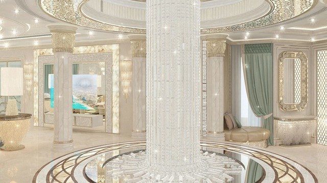 Crystal Cascade Chandelier Design