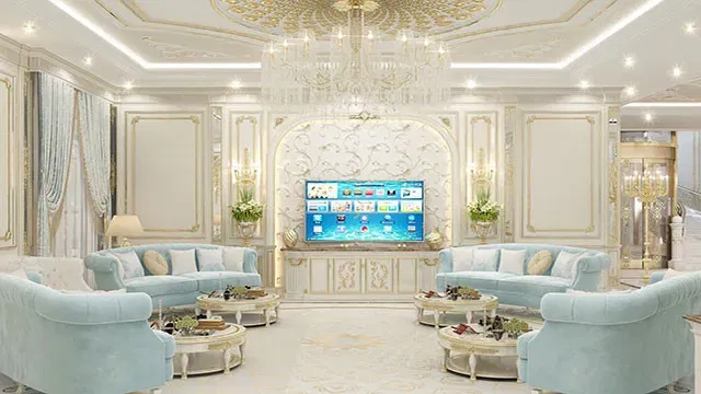 Просторная гостиная: интерьер и идеи