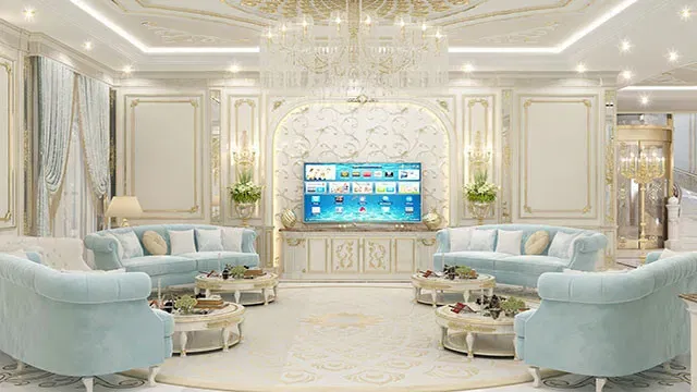 Family living interior decoration