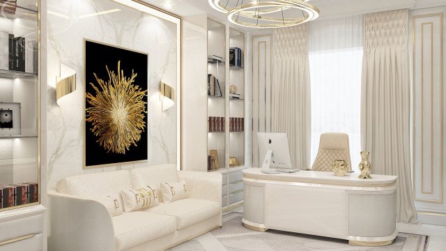 تصميم المكاتب المنزلية الحديثة