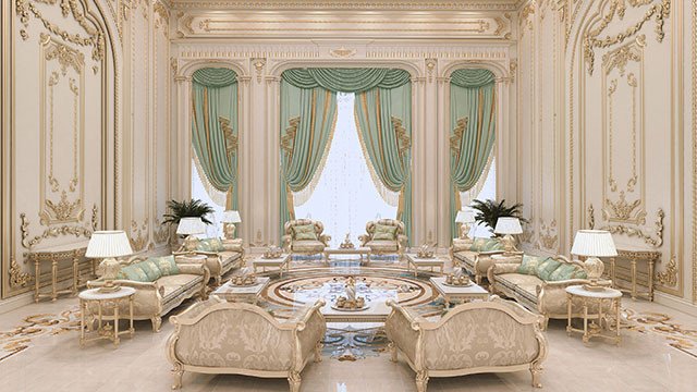 Living room best villa interior