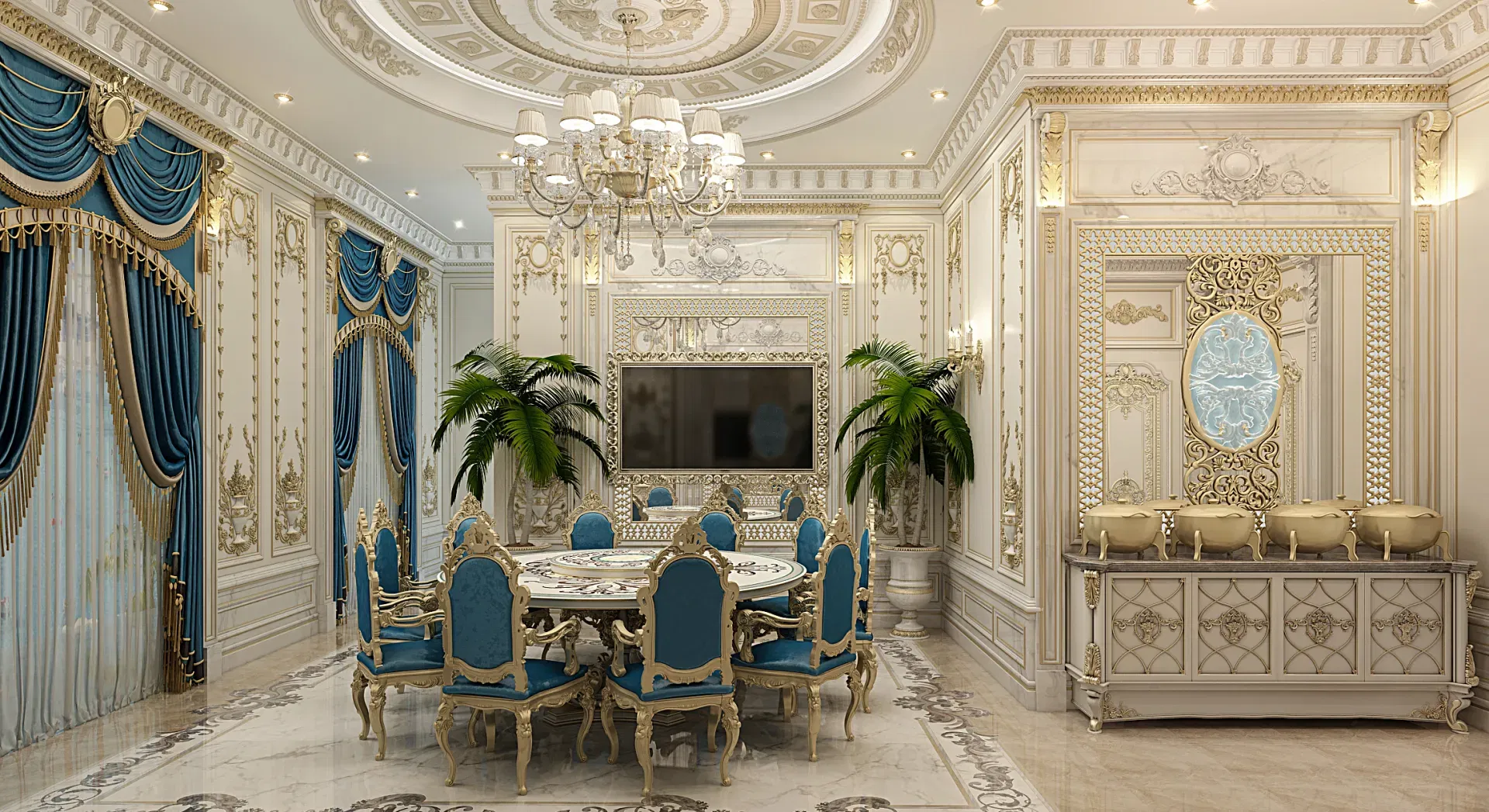 Fabulously Attractive Classical Dining Room Designs