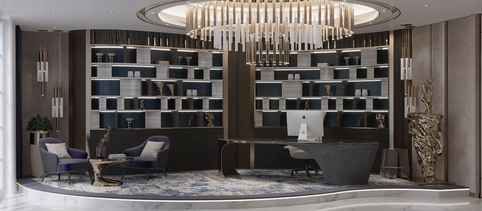 Home Office In Modern Style