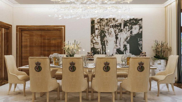 Family villa  contemporary Arabic interior design