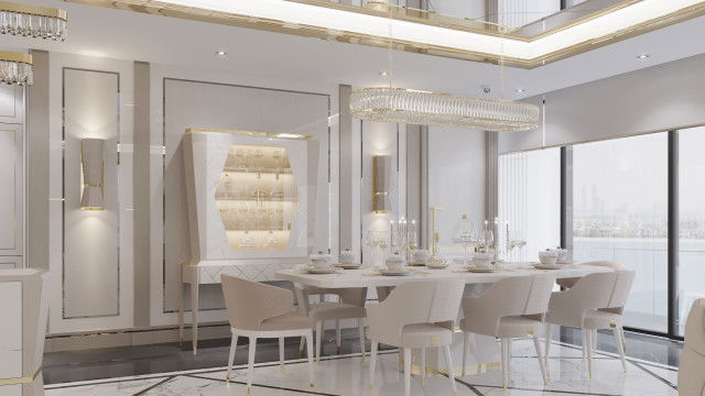 نصائح للحصول على تصميم فخم لغرفة الطعام