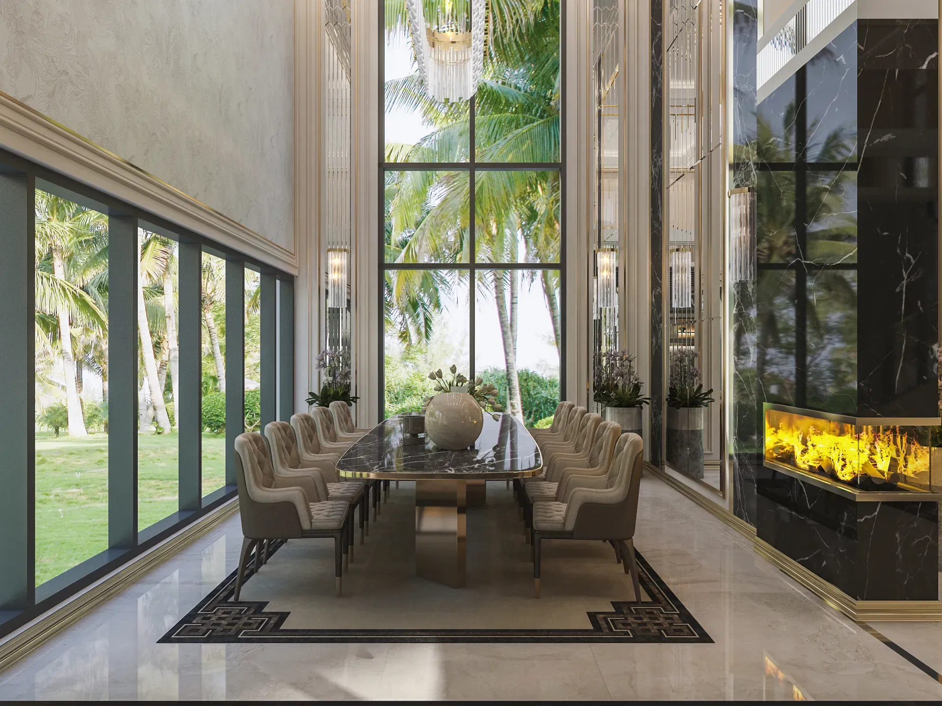 Comfortable Dining Room Design Idea