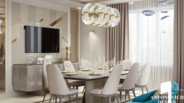 Комфортный дизайн столовой