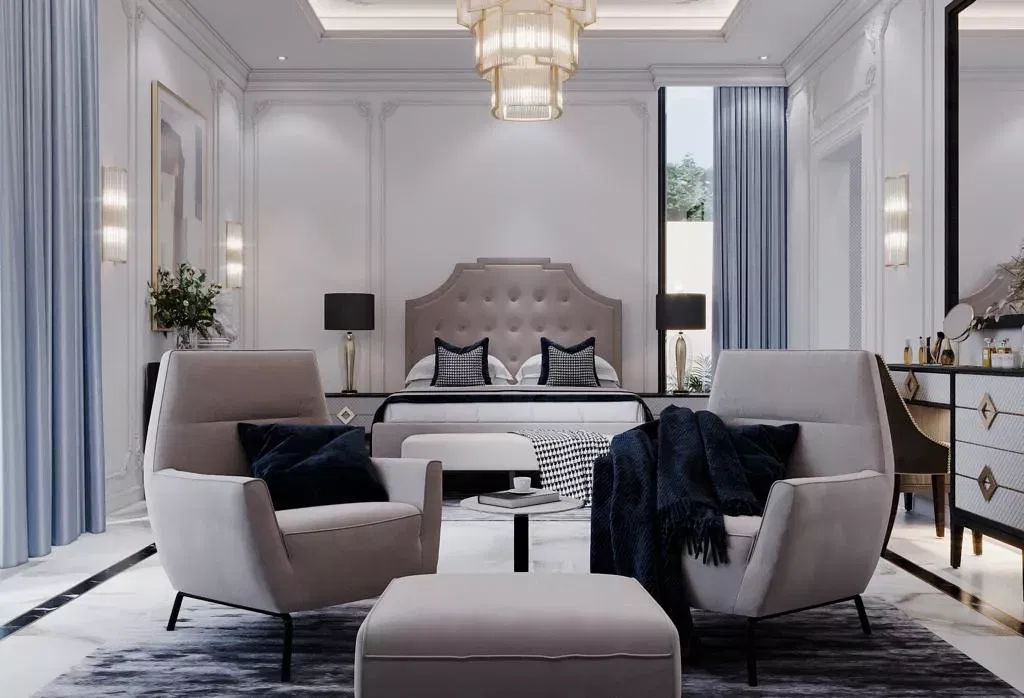 ELEGANT INTERIOR HOUSE IN FRENCH STYLE