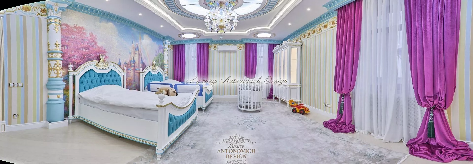 Cheerful Design for Kids Bedroom Curtain In Dubai