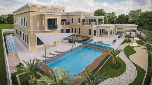 شركة تصميم المناظر الطبيعية وحمامات السباحة في دبي