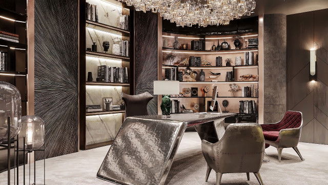 Эксклюзивный офисный интерьер в Дубае — Антонович Дизайн