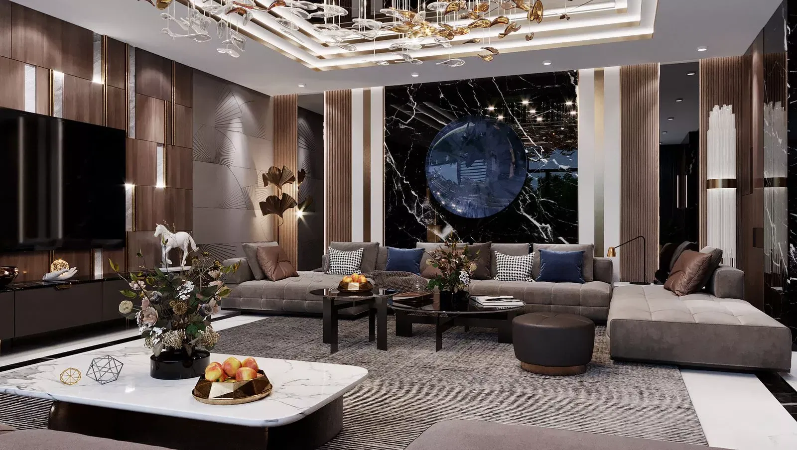 EXQUISITELY BEAUTIFUL LIVING ROOM DESIGNS