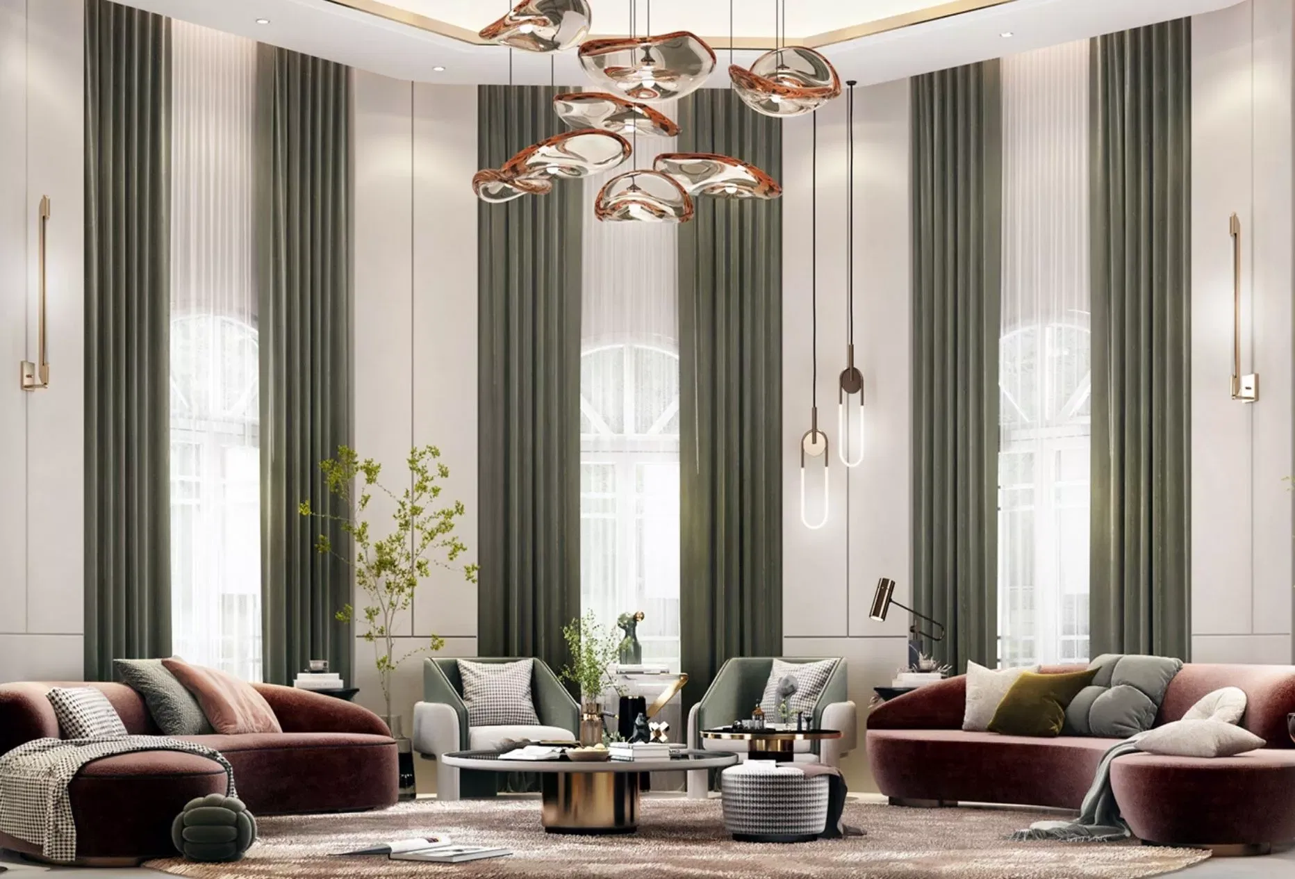 Как создать современную семейную гостиную в Дубае